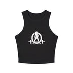 Chic Women's Micro Rib Tank Top, Casual Summer Top, Workout Tank, Layering Piece, Activewear, Relaxed Fit