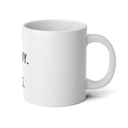 Lift Heavy Pet Cats - Jumbo Mug, 20oz - Black Logo