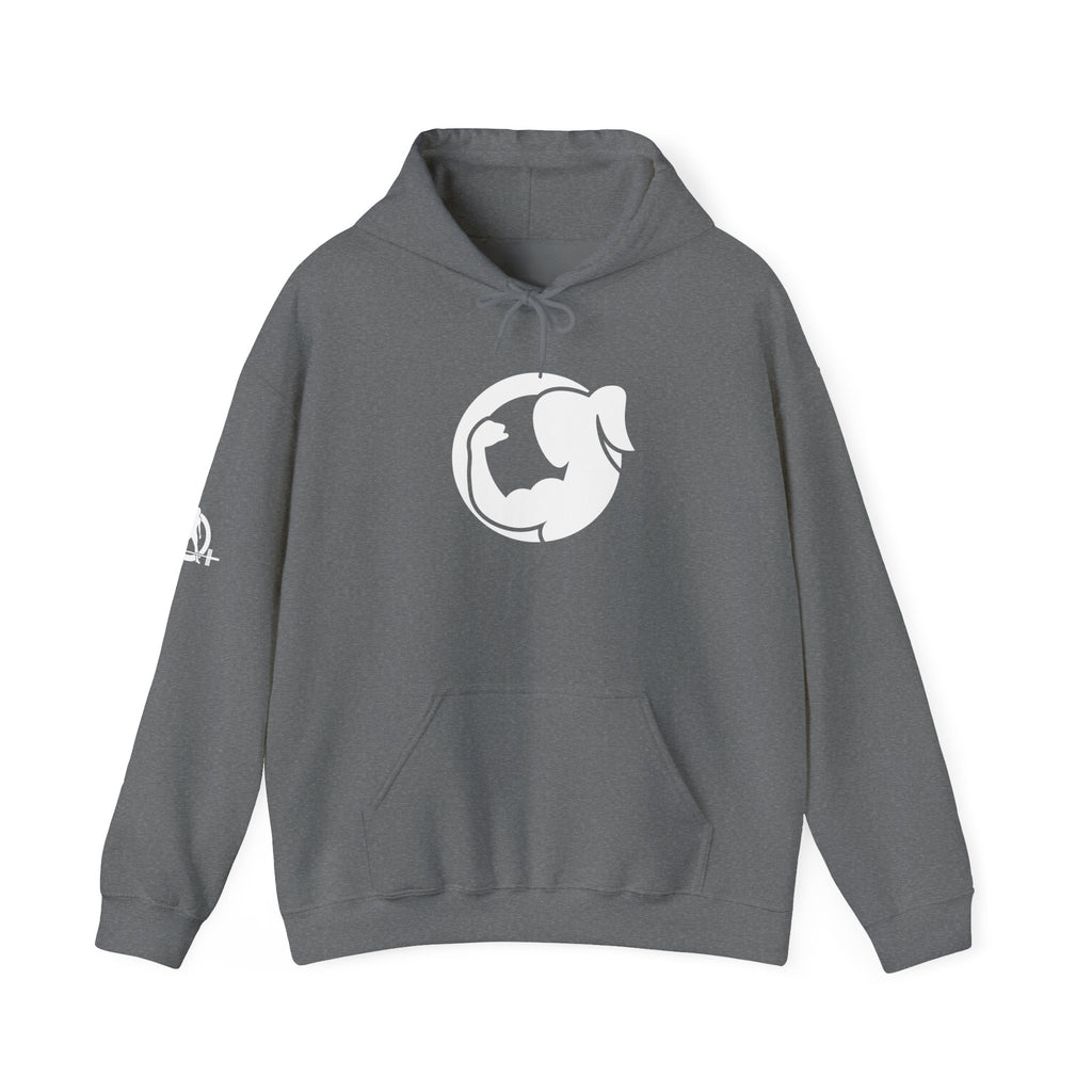 Strong Her – Unisex Heavy Blend™ Hooded Sweatshirt (White Logo) 💪