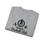Barbell Club - Unisex Ultra Cotton Tee - Black Logo