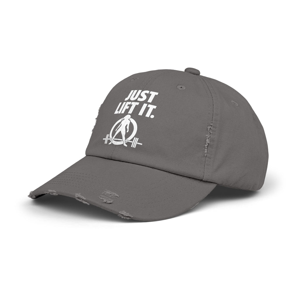 Just Lift It - Unisex Distressed Cap