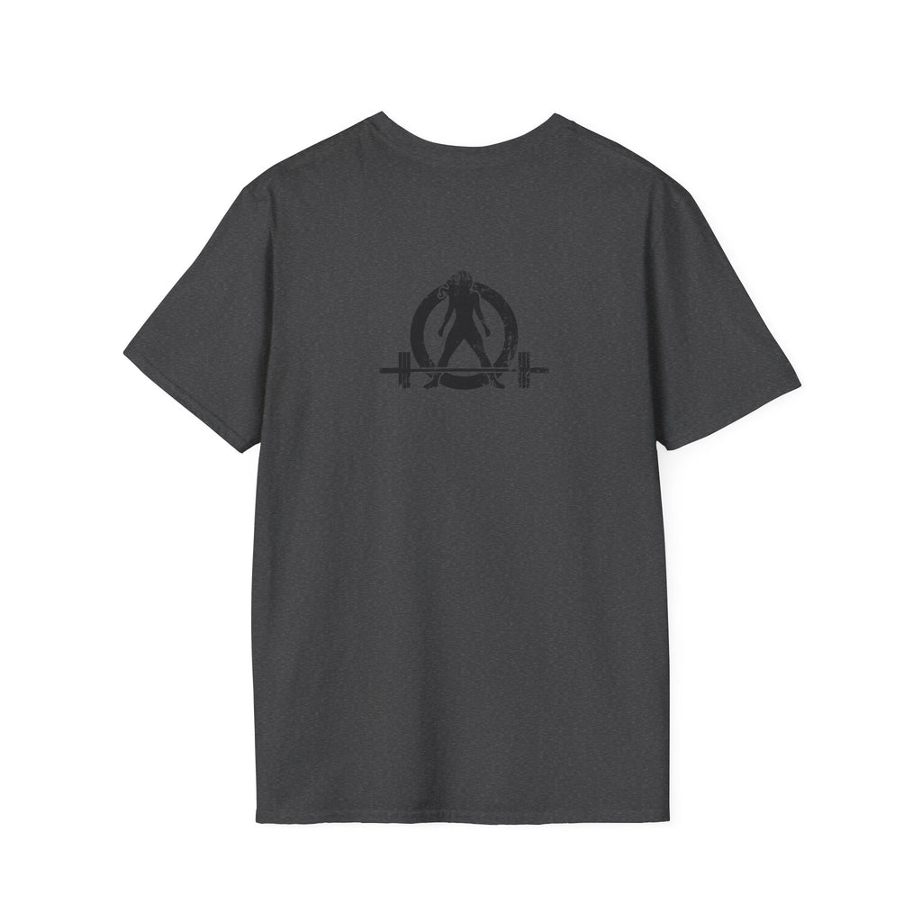 Everything Hurts & I'm Hungry - Unisex Softstyle T-Shirt - Black Print on Front & Back