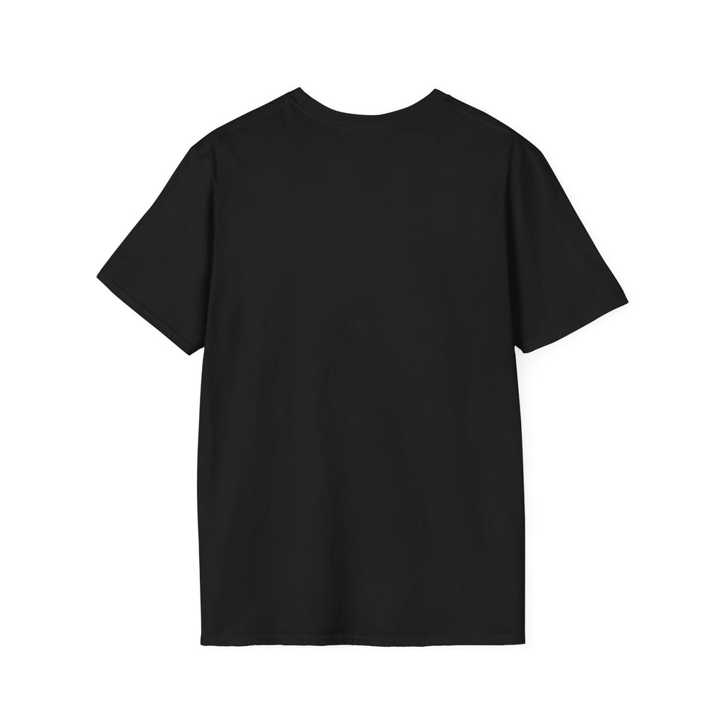Built Different Unisex Softstyle T-Shirt — Front White Logo