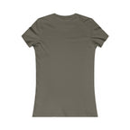 She is STRONG - Women's Favorite Tee - White Logo - Plain Back