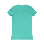 She is STRONG - Women's Favorite Tee - White Logo - Plain Back