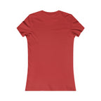 She is STRONG - Women's Favorite Tee - White Logo - Plain Back