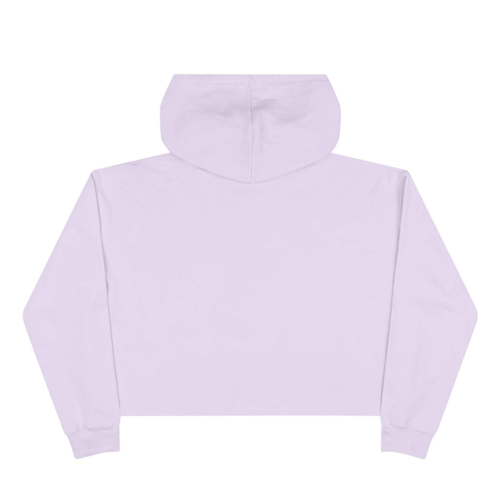 Empowered Crop Hoodie – For Strong Women Who Lift - White Classic Logo