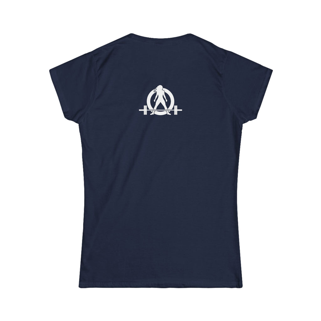 Strong Not Skinny – Women’s Softstyle Tee (Distressed Logo)