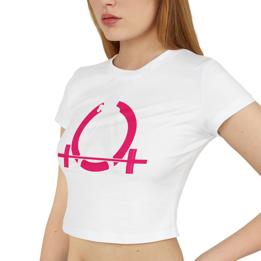 WWLW Women’s Baby Tee – Color Inverted Logo