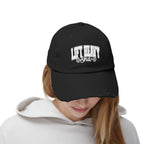 Lift Heavy Shit - Unisex Distressed Cap - White Logo