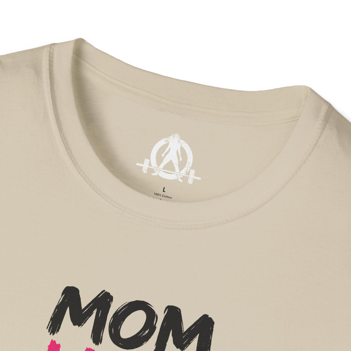 Mom Lifts Heavy – Unisex Softstyle Tee – Black Print