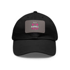 I'm A Barbell Girl - Dad Hat with Leather Patch (Rectangle)