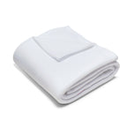 Arctic Fleece Blanket - White Color Logo