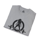 Iron Sharpens Iron - Unisex Softstyle T-Shirt - Black Logo Front & Back