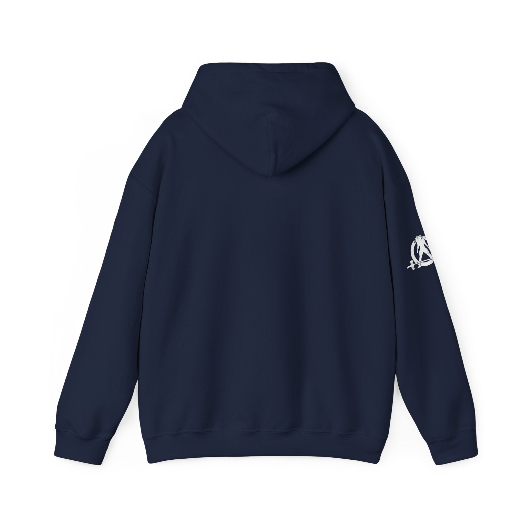 Lift Heavy Pet Cats - Unisex Heavy Blend Hooded Sweatshirt - White Logo