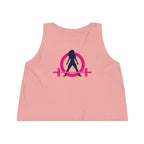 Women's Dancer Cropped Tank Top - Classic Color Logo Front