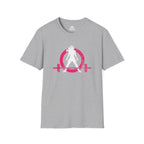 WWLW Unisex Softstyle T-Shirt - Color Distressed Logo - Plain Back