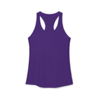 I Could Deadlift You - Women's Ideal Racerback Tank - White Logo - Plain Back