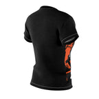 Women's Cut & Sew Tee (AOP) - Halloween Graveyard - Right. Chest