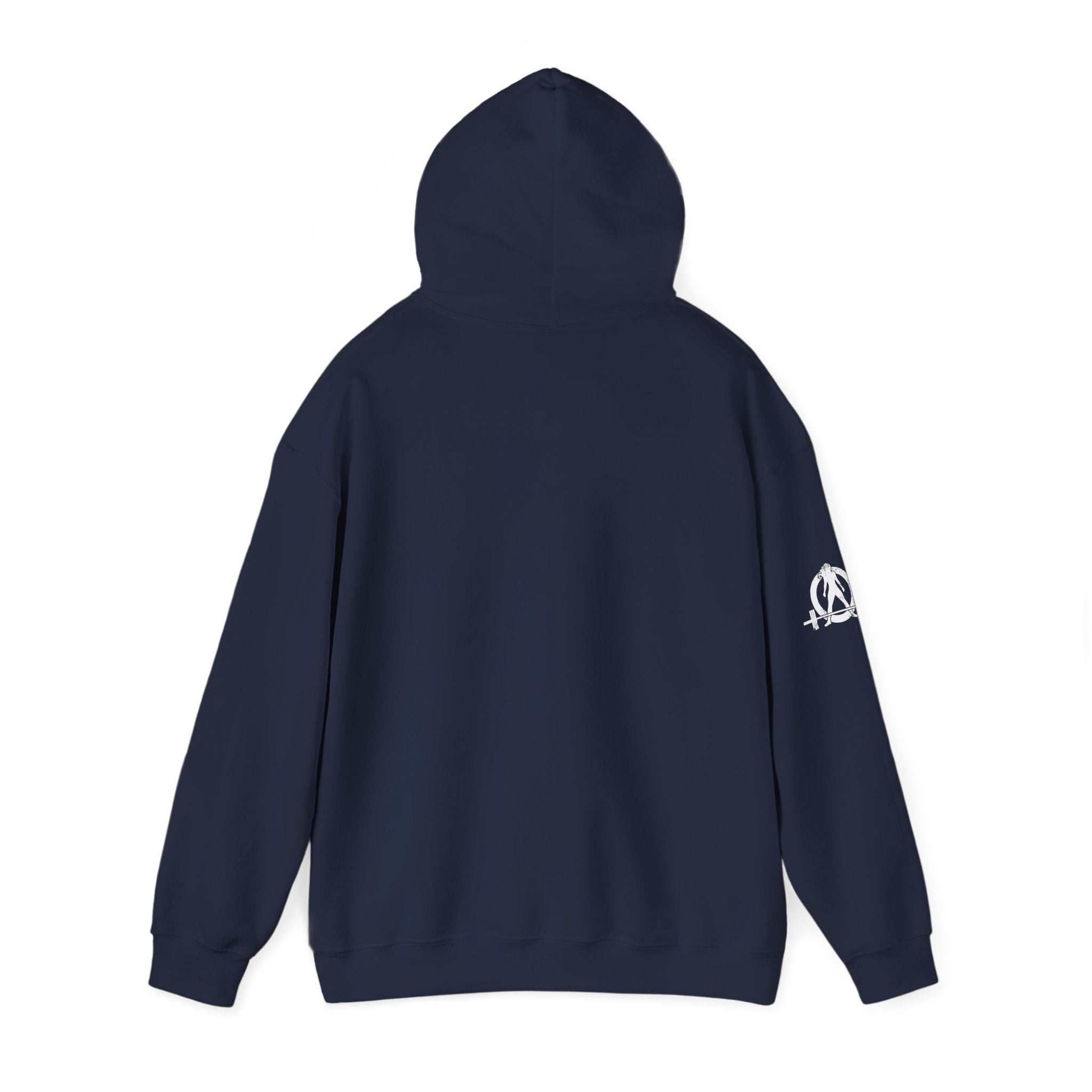 WWLW “I Could Deadlift You” Hoodie - Front White Logo Plain Back