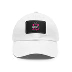 I'm A Barbell Girl - Dad Hat with Leather Patch (Rectangle)