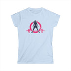 Women's Softstyle Tee - WWLW Distressed Color Logo - Plain Back