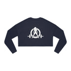 Women's Cropped Sweatshirt - White Original Logo