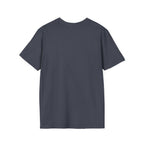 Unisex Softstyle T-Shirt - Color Distressed Logo - Plain Back