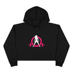 Empowered Crop Hoodie – For Strong Women Who Lift - Classic Logo