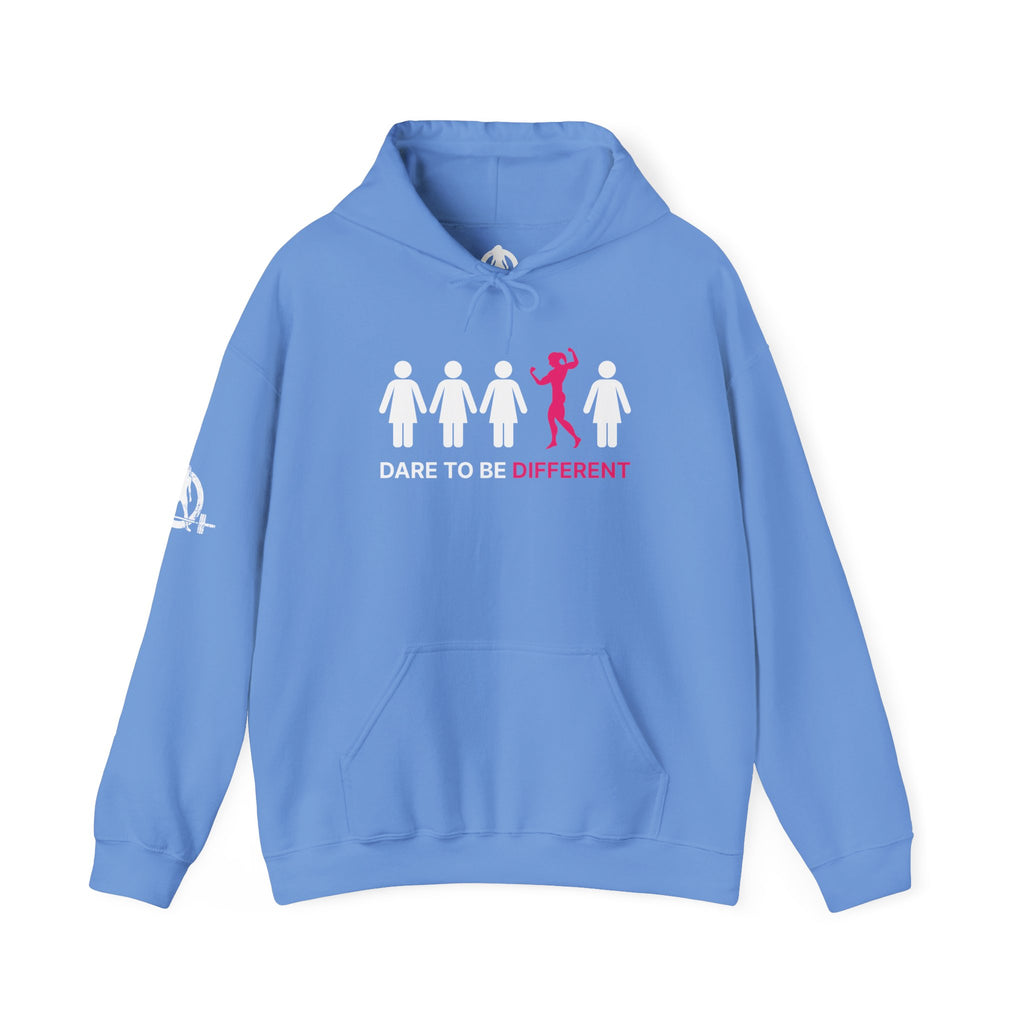 Dare To Be Different Flex - Unisex Heavy Blend Hooded Sweatshirt -  Print on Front & Plain Back