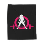 Velveteen Plush Blanket - Classic Dark Logo