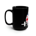 Black Mug, 15oz - UK Logo Dark
