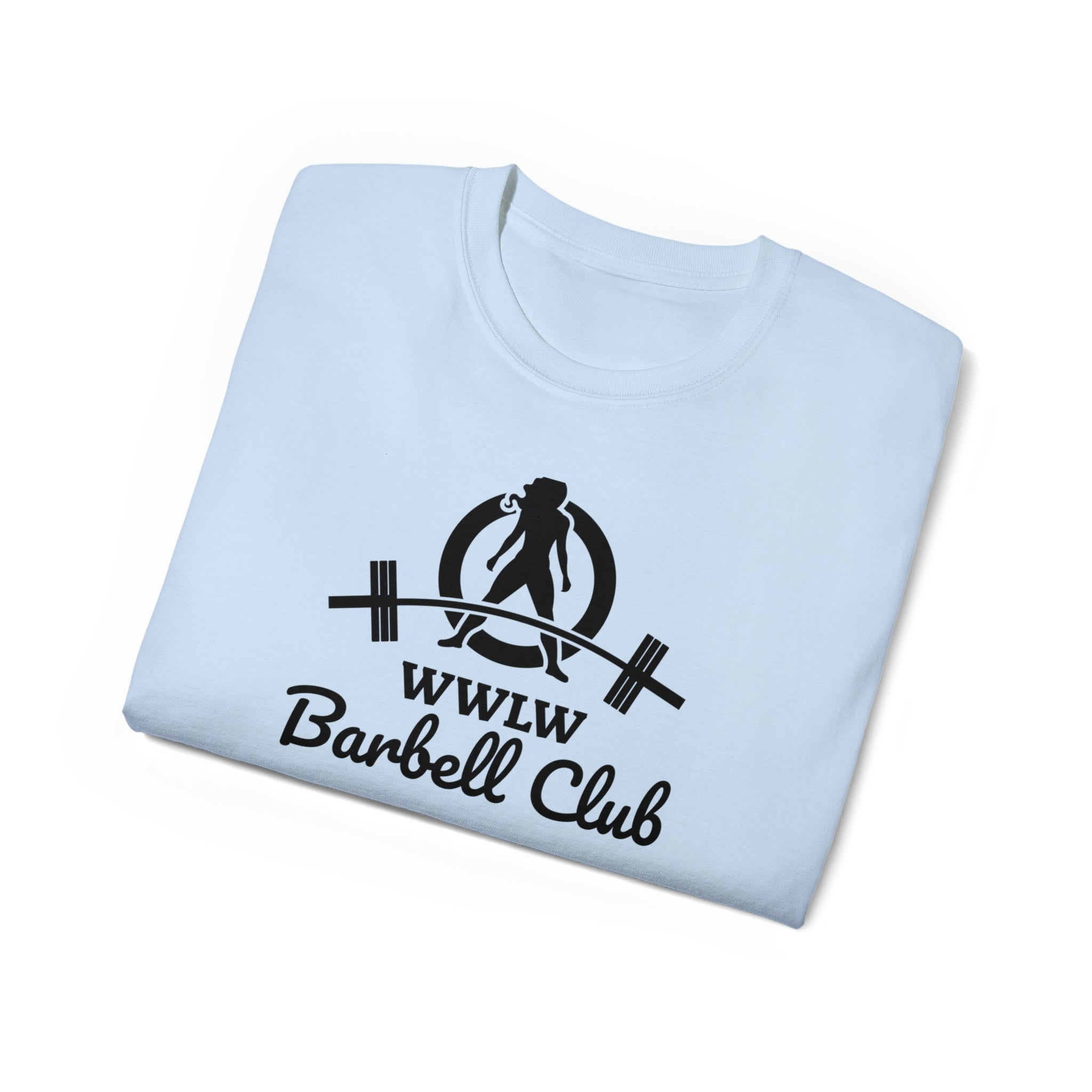 Barbell Club - Unisex Ultra Cotton Tee - Black Logo