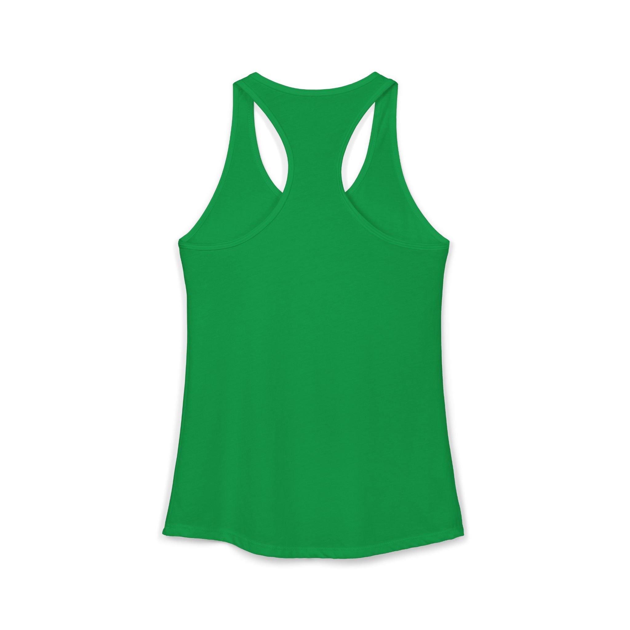 Grandma Lifts - Women's Ideal Racerback Tank - Black Logo Front Plain Back