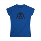 I Could Squat You - Women's Softstyle Tee - Black - Front & Back Logo