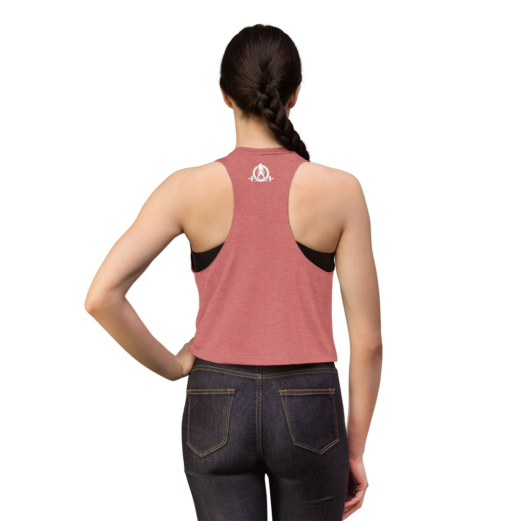 Built Different - Women's Crop Top - White Logo