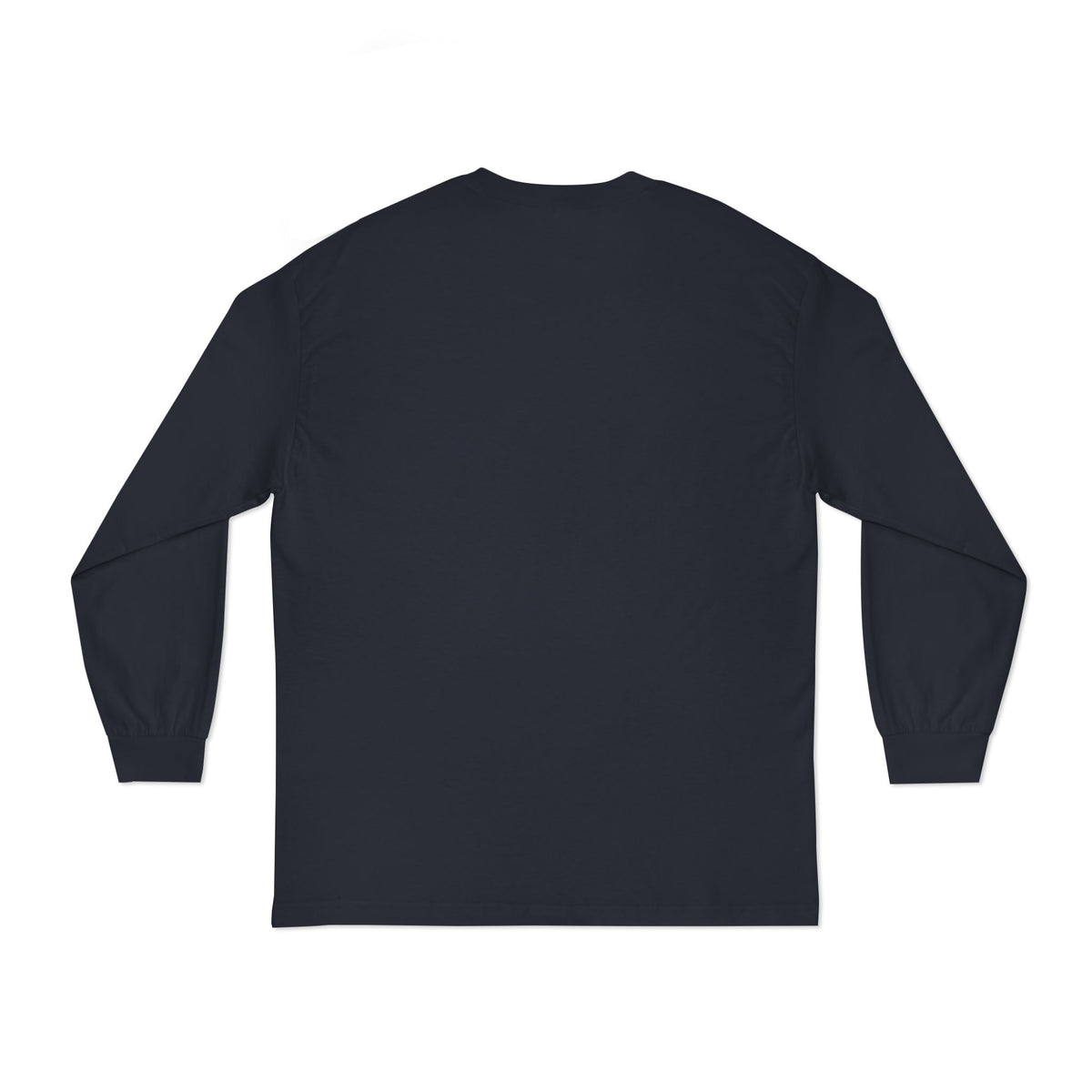 Drink Caffeine. Wear Black. Lift Heavy Shit. — Classic Long Sleeve Tee — Front Print — Plain Back