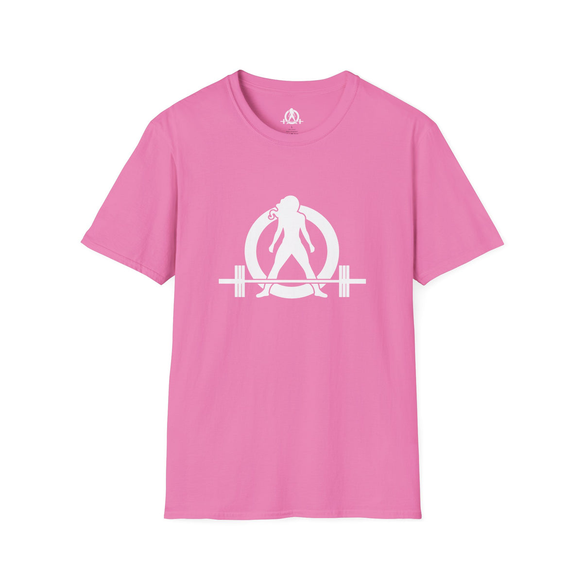 STRONG NOT SKINNY - Unisex Soft-style Tee - White Front & Back Logo