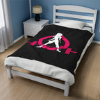 Velveteen Plush Blanket - Classic Dark Logo