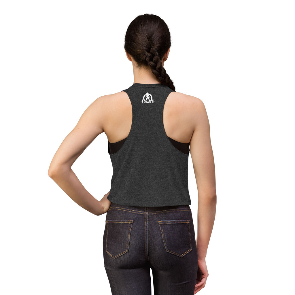 Built Different - Women's Crop Top - White Logo