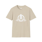 STRONG NOT SKINNY - Unisex Soft-style Tee - White Front & Back Logo