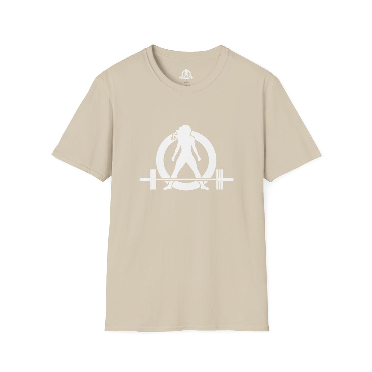 STRONG NOT SKINNY - Unisex Soft-style Tee - White Front & Back Logo