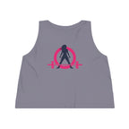 Women's Dancer Cropped Tank Top - Classic Color Logo Front