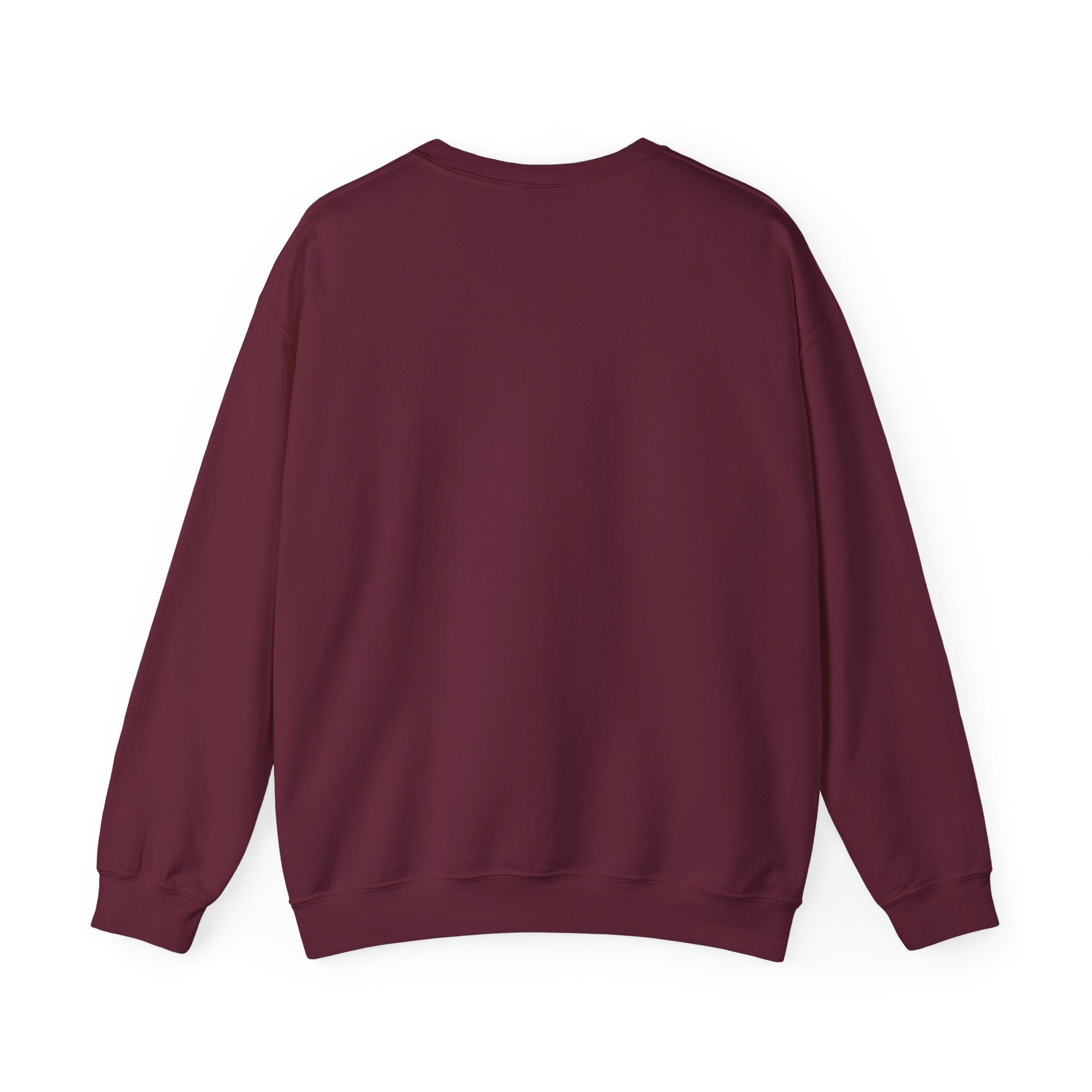 Built Different Crewneck Sweatshirt — Front & Back White Logo