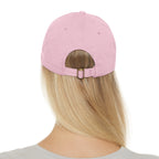 I Could Deadlift You - Dad Hat with Leather Patch (Rectangle) - White Font
