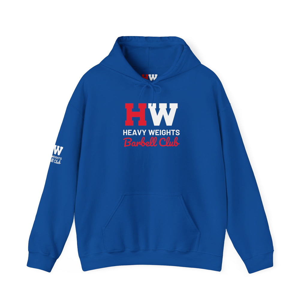 Heavy Weights Barbell Club – Unisex Heavy Blend™ Hooded Sweatshirt 🏋️‍♂️🔥