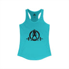 WWLW Distressed Black Logo - Racer Back Tank Top (Best Seller)