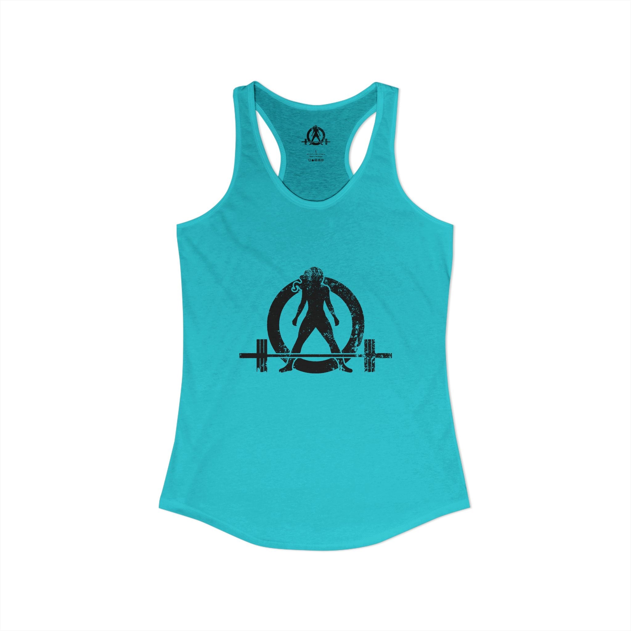 WWLW Distressed Black Logo - Racer Back Tank Top (Best Seller)