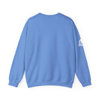 USA Barbell - Unisex Heavy Blend™ Crewneck Sweatshirt - White Logo