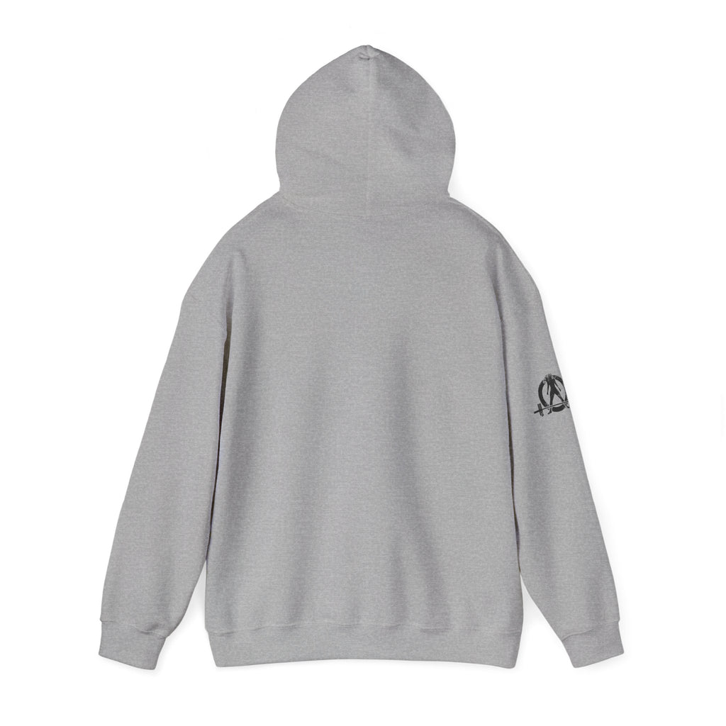 WWLW “I Could Deadlift You” Hoodie - Front Black Logo - Plain Back